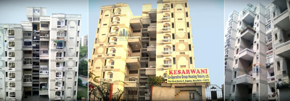 3Bhk 3Bth flat is available for rent in Kesarwani Apartment Sector 5 Dwarka