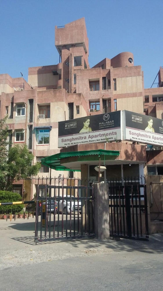3 bhk flat for sale in Sanghamitra Apartment sector 4 Dwarka Delhi